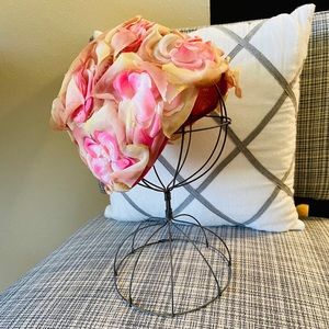 Pink Flowers Vintage 60s Union Made Hat